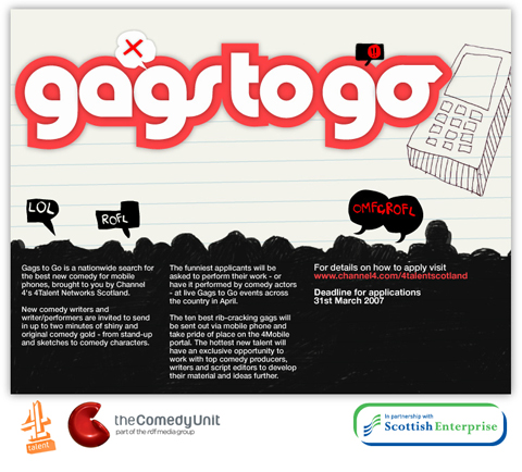 Gags To Go microsite